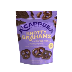 Double Dark Chocolate Sea Salt Knotty Grahams