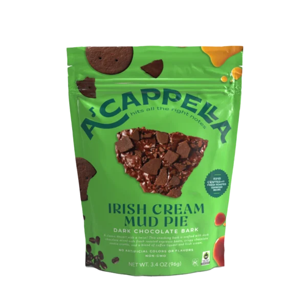 Irish Cream Mud Pie Dark Chocolate Bark